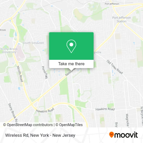 Wireless Rd map