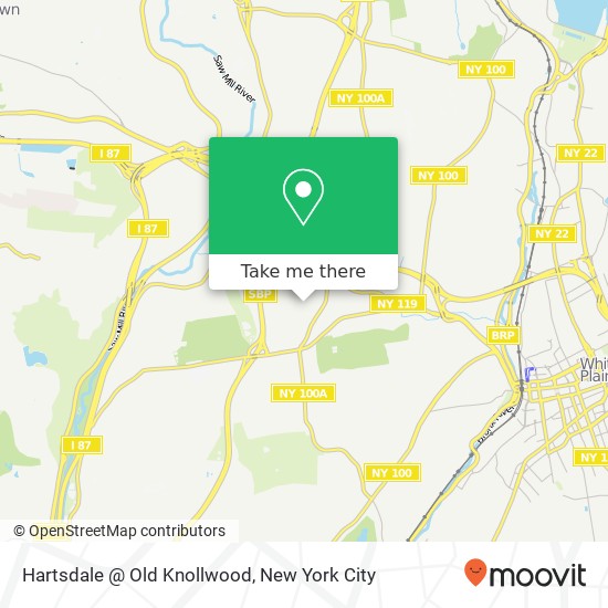 Mapa de Hartsdale @ Old Knollwood