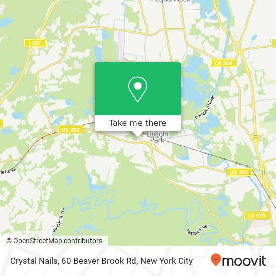 Crystal Nails, 60 Beaver Brook Rd map