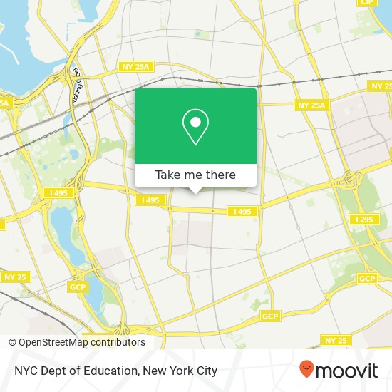 Mapa de NYC Dept of Education
