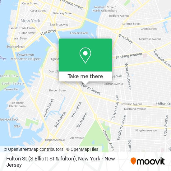 Fulton St (S Elliott St & fulton) map