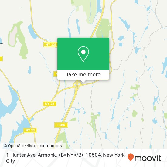 1 Hunter Ave, Armonk, <B>NY< / B> 10504 map