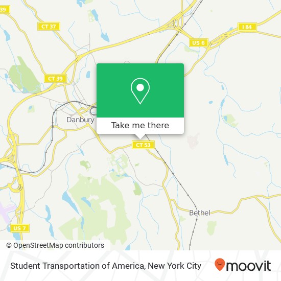 Student Transportation of America map