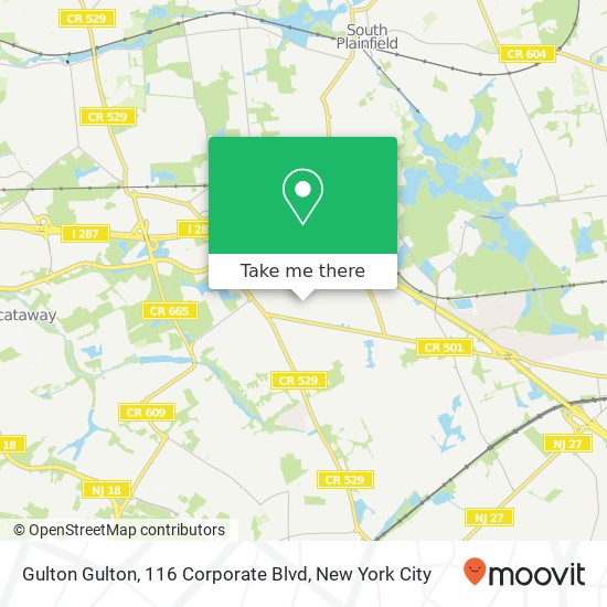 Gulton Gulton, 116 Corporate Blvd map