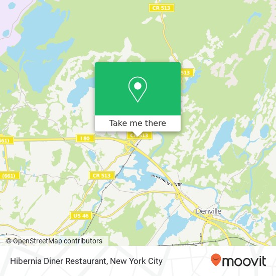 Hibernia Diner Restaurant map
