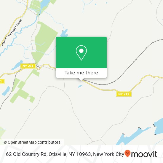 62 Old Country Rd, Otisville, NY 10963 map