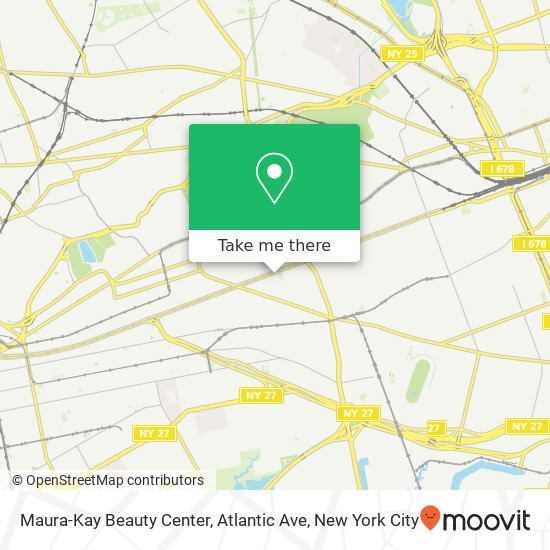 Maura-Kay Beauty Center, Atlantic Ave map