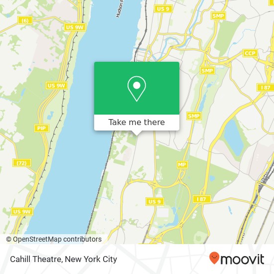 Cahill Theatre map