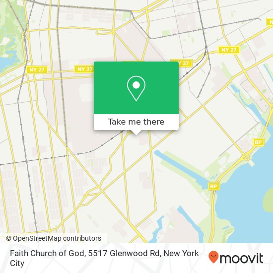 Faith Church of God, 5517 Glenwood Rd map