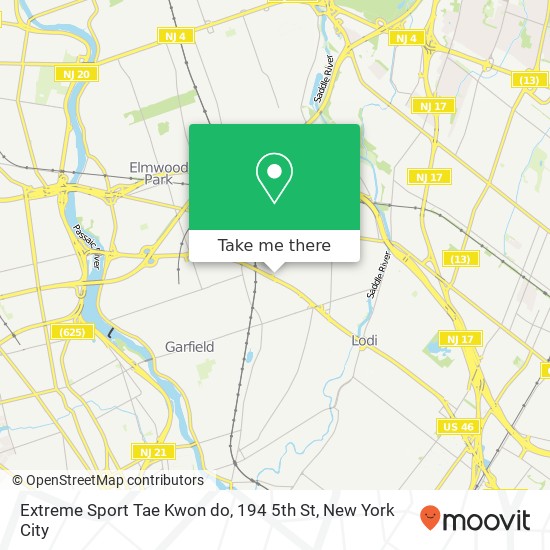 Mapa de Extreme Sport Tae Kwon do, 194 5th St