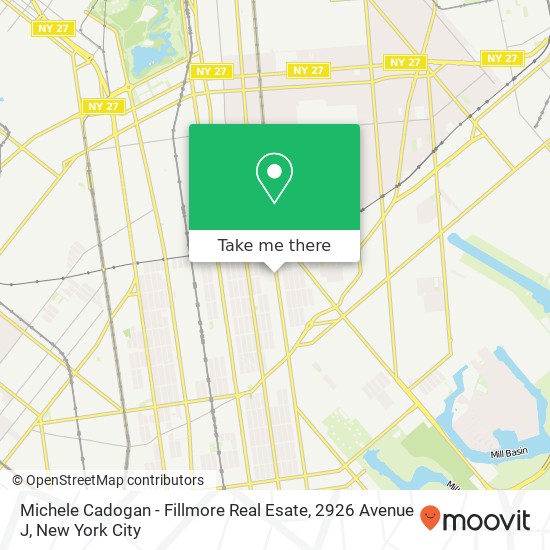 Michele Cadogan - Fillmore Real Esate, 2926 Avenue J map