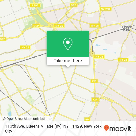 113th Ave, Queens Village (ny), NY 11429 map