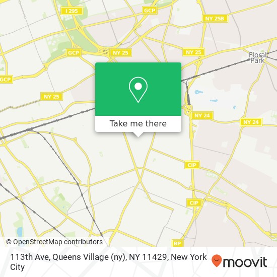 Mapa de 113th Ave, Queens Village (ny), NY 11429