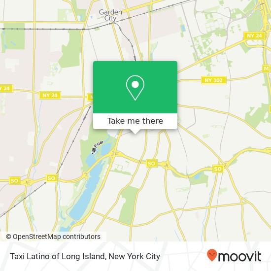 Taxi Latino of Long Island map