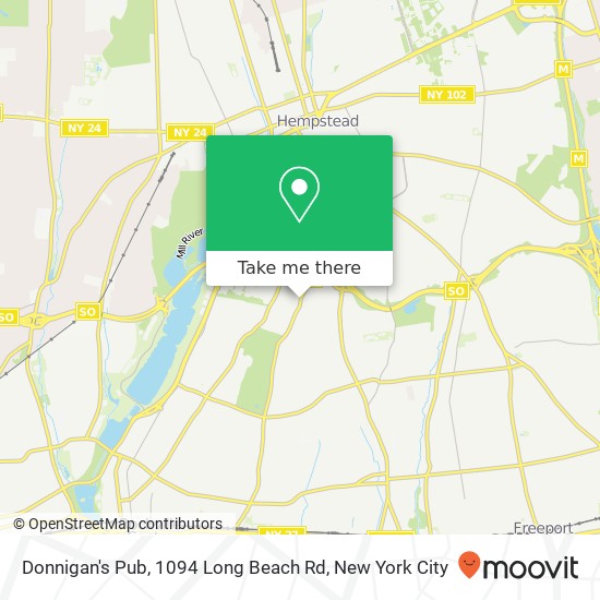 Donnigan's Pub, 1094 Long Beach Rd map