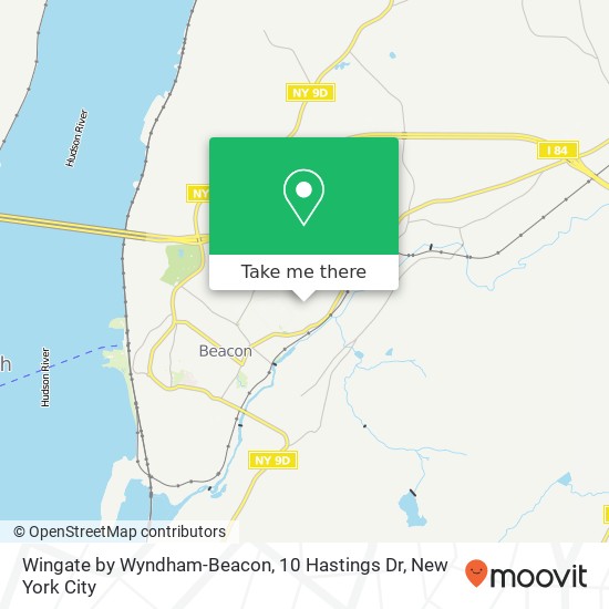 Mapa de Wingate by Wyndham-Beacon, 10 Hastings Dr