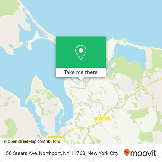 56 Steers Ave, Northport, NY 11768 map