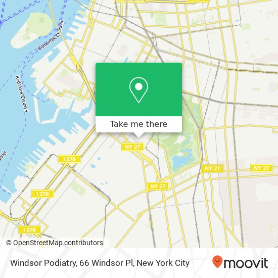 Mapa de Windsor Podiatry, 66 Windsor Pl