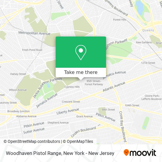 Mapa de Woodhaven Pistol Range