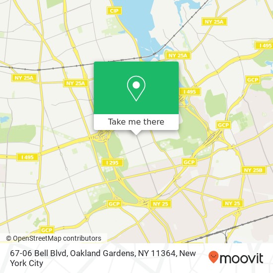 67-06 Bell Blvd, Oakland Gardens, NY 11364 map