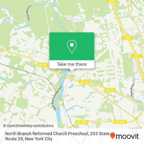 Mapa de North Branch Reformed Church Preschool, 203 State Route 28