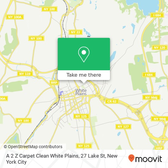 A 2 Z Carpet Clean White Plains, 27 Lake St map