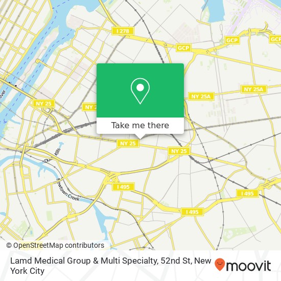 Lamd Medical Group & Multi Specialty, 52nd St map