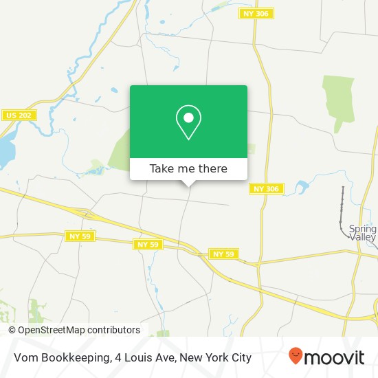 Vom Bookkeeping, 4 Louis Ave map