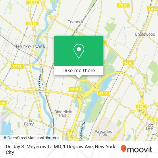 Dr. Jay S. Meyerowitz, MD, 1 Degraw Ave map