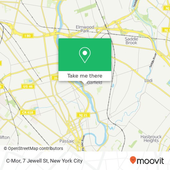 C-Mor, 7 Jewell St map