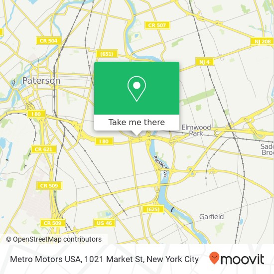 Metro Motors USA, 1021 Market St map