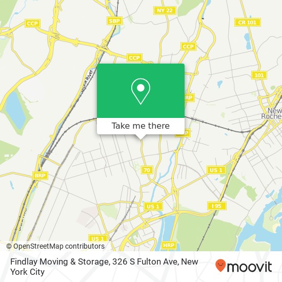 Findlay Moving & Storage, 326 S Fulton Ave map