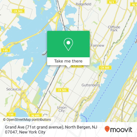 Grand Ave (71st grand avenue), North Bergen, NJ 07047 map