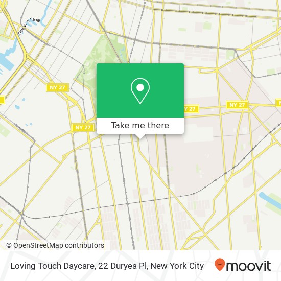 Mapa de Loving Touch Daycare, 22 Duryea Pl
