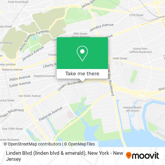 Linden Blvd (linden blvd & emerald) map