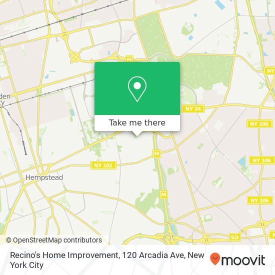 Recino's Home Improvement, 120 Arcadia Ave map