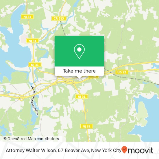 Mapa de Attorney Walter Wilson, 67 Beaver Ave