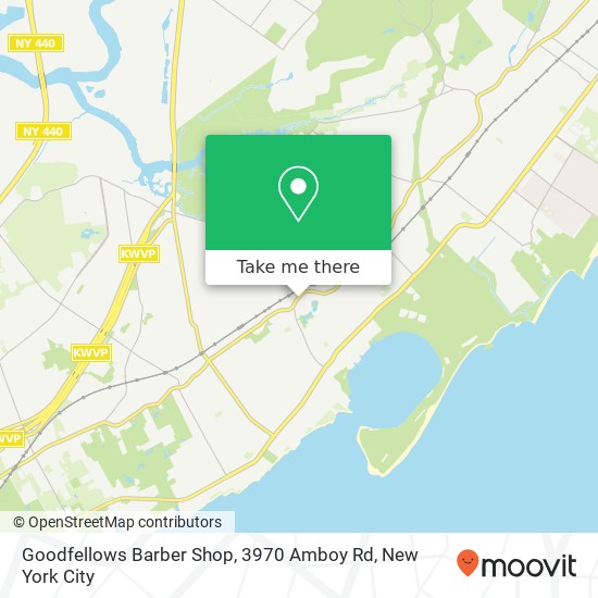 Goodfellows Barber Shop, 3970 Amboy Rd map