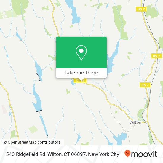 543 Ridgefield Rd, Wilton, CT 06897 map