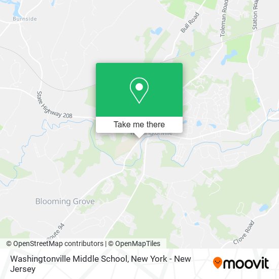 Washingtonville Middle School map