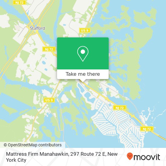 Mattress Firm Manahawkin, 297 Route 72 E map