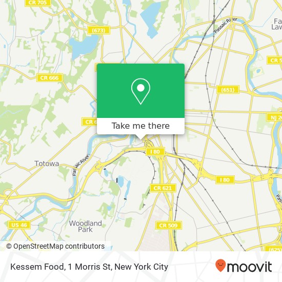 Mapa de Kessem Food, 1 Morris St