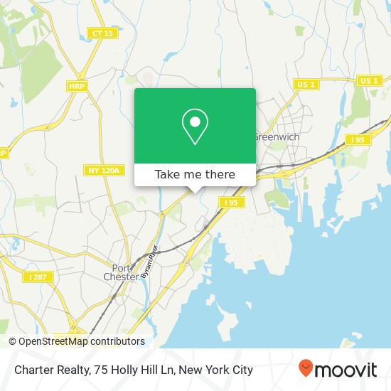 Mapa de Charter Realty, 75 Holly Hill Ln