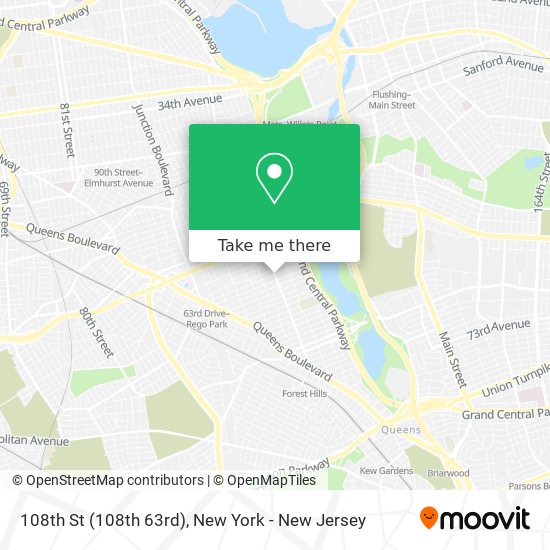 108th St (108th 63rd) map