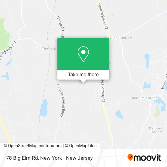 78 Big Elm Rd map
