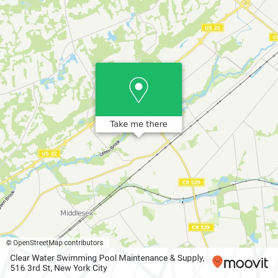 Mapa de Clear Water Swimming Pool Maintenance & Supply, 516 3rd St