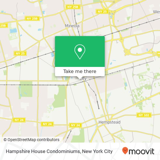Mapa de Hampshire House Condominiums