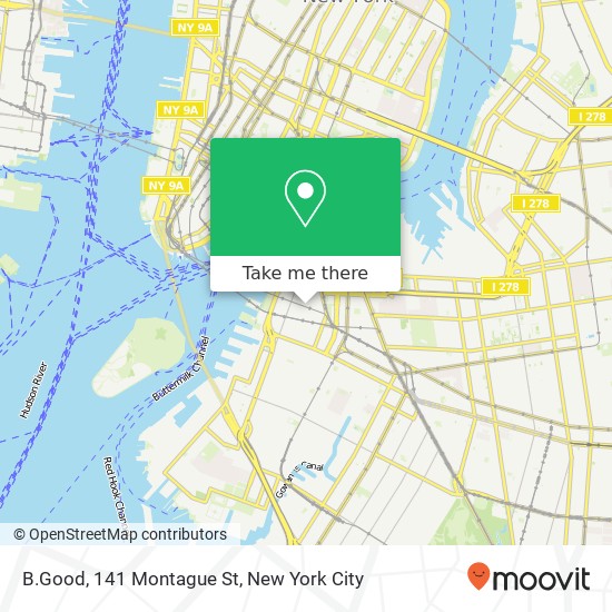 Mapa de B.Good, 141 Montague St