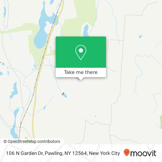 106 N Garden Dr, Pawling, NY 12564 map