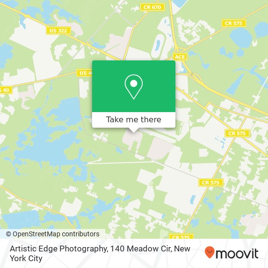 Artistic Edge Photography, 140 Meadow Cir map